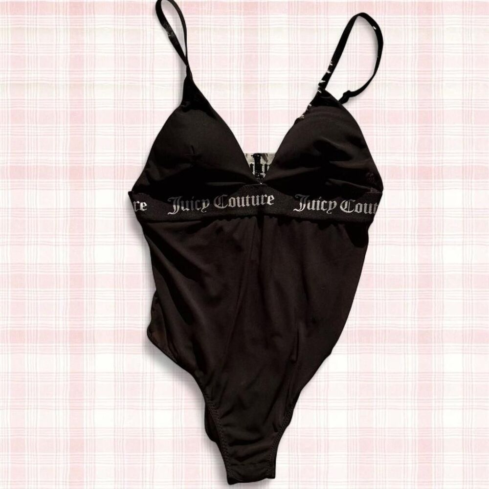 Juicy Couture Black Logo Bodysuit 🖤